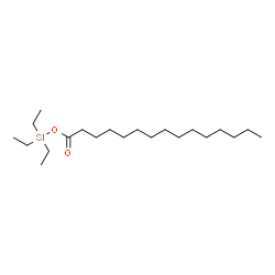 ChemSpider 2D Image | Triethylsilyl pentadecanoate  | C21H44O2Si