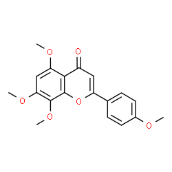 ChemSpider 2D Image | 6-DEMETHOXYTANGERETIN | C19H18O6