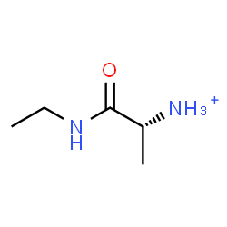 ChemSpider 2D Image | (2R)-1-(Ethylamino)-1-oxo-2-propanaminium | C5H13N2O