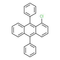 ChemSpider 2D Image | 1-Chloro-9,10-diphenylanthracene | C26H17Cl