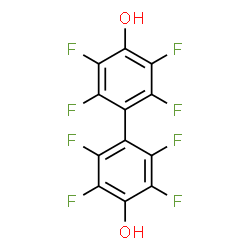 ChemSpider 2D Image | octafluoro-[1,1'-biphenyl]-4,4'-diol | C12H2F8O2