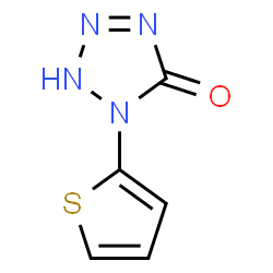 ChemSpider 2D Image | 1-thien-2-yl-1,4-dihydro-5H-tetrazol-5-one | C5H4N4OS