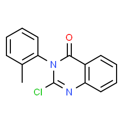 ChemSpider 2D Image | 2-Chloro-3-(o-tolyl)quinazolin-4(3H)-one | C15H11ClN2O