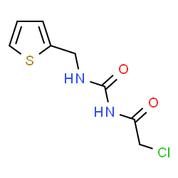ChemSpider 2D Image | 2-Chloro-N-[(2-thienylmethyl)carbamoyl]acetamide | C8H9ClN2O2S