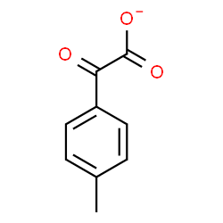 ChemSpider 2D Image | (4-Methylphenyl)(oxo)acetate | C9H7O3