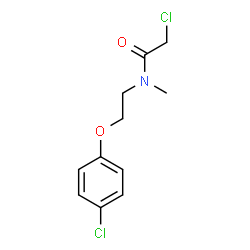 ChemSpider 2D Image | 2-Chloro-N-[2-(4-chlorophenoxy)ethyl]-N-methylacetamide | C11H13Cl2NO2