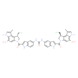 ChemSpider 2D Image | Bizelesin | C43H36Cl2N8O5