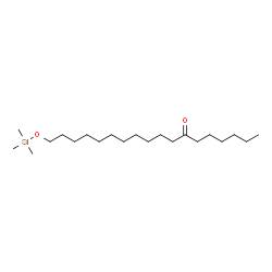ChemSpider 2D Image | 18-[(Trimethylsilyl)oxy]-7-octadecanone | C21H44O2Si