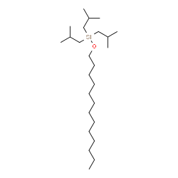 ChemSpider 2D Image | Triisobutyl(tridecyloxy)silane | C25H54OSi