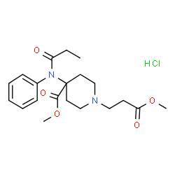 ChemSpider 2D Image | Remifentanil hydrochloride | C20H29ClN2O5