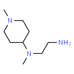 ChemSpider 2D Image | N-(2-aminoethyl)-N,1-dimethylpiperidin-4-amine | C9H21N3