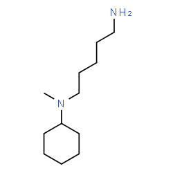ChemSpider 2D Image | N-Cyclohexyl-N-methyl-1,5-pentanediamine | C12H26N2