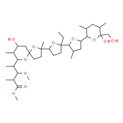 ChemSpider 2D Image | ha,gamma,2,8-tetramethyl-, methyl ester | C37H64O11