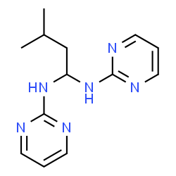 ChemSpider 2D Image | 3-Methyl-N,N'-di(2-pyrimidinyl)-1,1-butanediamine | C13H18N6