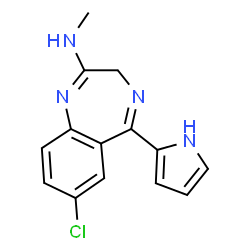 ChemSpider 2D Image | Ro-24-7429 | C14H13ClN4