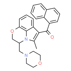 ChemSpider 2D Image | WIN-55212-2 | C27H26N2O3
