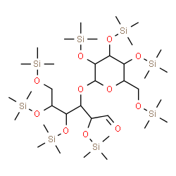 ChemSpider 2D Image | 3-O-[2,3,4,6-Tetrakis-O-(trimethylsilyl)hexopyranosyl]-2,4,5,6-tetrakis-O-(trimethylsilyl)hexose | C36H86O11Si8