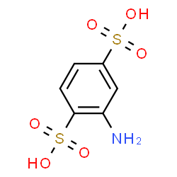 ChemSpider 2D Image | 2,5-Disulfoaniline | C6H7NO6S2