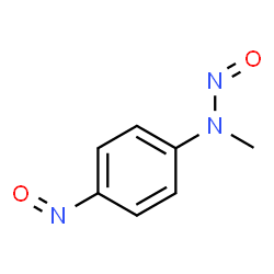 ChemSpider 2D Image | N,4-Dinitroso-N-methylaniline | C7H7N3O2