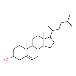 ChemSpider 2D Image | 10,13-Dimethyl-17-(5-methyl-2-hexanyl)-2,3,4,7,8,9,10,11,12,13,14,15,16,17-tetradecahydro-1H-cyclopenta[a]phenanthren-3-ol | C26H44O