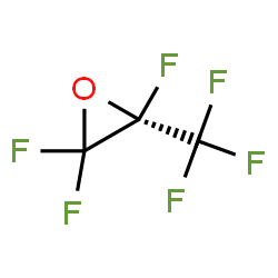 ChemSpider 2D Image | (3R)-2,2,3-Trifluoro-3-(trifluoromethyl)oxirane | C3F6O