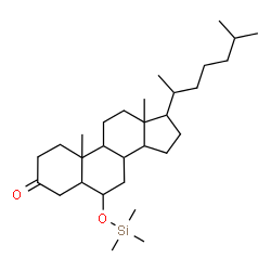ChemSpider 2D Image | 6-[(Trimethylsilyl)oxy]cholestan-3-one | C30H54O2Si
