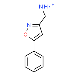 ChemSpider 2D Image | (5-Phenyl-1,2-oxazol-3-yl)methanaminium | C10H11N2O