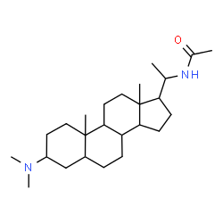 ChemSpider 2D Image | N-[3-(Dimethylamino)pregnan-20-yl]acetamide | C25H44N2O