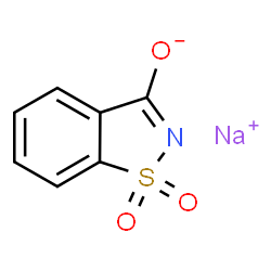 ChemSpider 2D Image | Saccharin Sodium Salt | C7H4NNaO3S