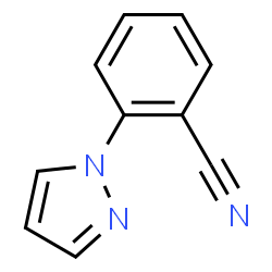 ChemSpider 2D Image | 2-(PYRAZOL-1-YL)BENZONITRILE | C10H7N3