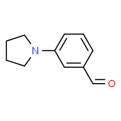 ChemSpider 2D Image | 3-(1-Pyrrolidinyl)benzaldehyde | C11H13NO