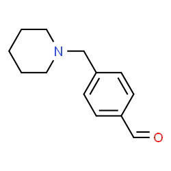 ChemSpider 2D Image | 4-(1-Piperidinylmethyl)benzaldehyde | C13H17NO