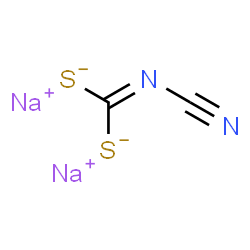 ChemSpider 2D Image | Disodium cyanocarbonodithioimidate | C2N2Na2S2