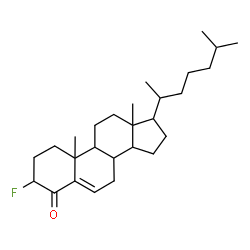 ChemSpider 2D Image | 3-Fluorocholest-5-en-4-one  | C27H43FO
