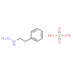 ChemSpider 2D Image | Phenelzine hydrogen sulphate | C8H14N2O4S