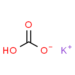 ChemSpider 2D Image | Potassium hydrogen carbonate | CHKO3