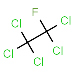 ChemSpider 2D Image | Pentachlorofluoroethane | C2Cl5F
