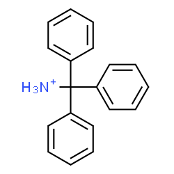 ChemSpider 2D Image | Triphenylmethanaminium | C19H18N
