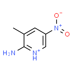 ChemSpider 2D Image | 2-Amino-3-methyl-5-nitropyridinium | C6H8N3O2