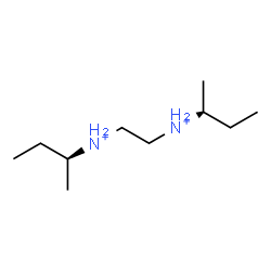 ChemSpider 2D Image | N,N'-Di[(2S)-2-butanyl]-1,2-ethanediaminium | C10H26N2