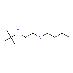 ChemSpider 2D Image | N-Butyl-N'-(2-methyl-2-propanyl)-1,2-ethanediamine | C10H24N2
