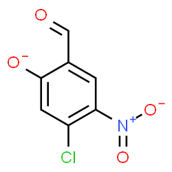ChemSpider 2D Image | 5-Chloro-2-formyl-4-nitrophenolate | C7H3ClNO4