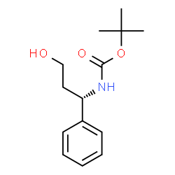 ChemSpider 2D Image | (S)-N-Boc-3-amino-3-phenyl-1-propanol | C14H21NO3
