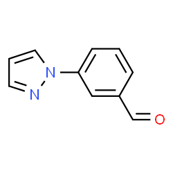 ChemSpider 2D Image | 3-(PYRAZOL-1-YL)BENZALDEHYDE | C10H8N2O