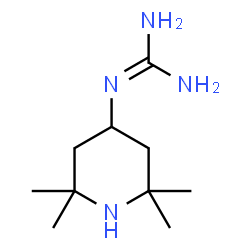 ChemSpider 2D Image | 1-(2,2,6,6-Tetramethylpiperidin-4-yl)guanidine | C10H22N4