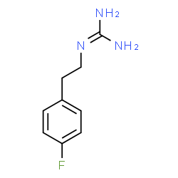 ChemSpider 2D Image | 2-[2-(4-Fluorophenyl)ethyl]guanidine | C9H12FN3