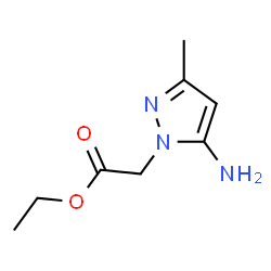 ChemSpider 2D Image | Ethyl 5-amino-3-methyl-1H-pyrazole-1-acetate | C8H13N3O2