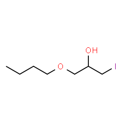 ChemSpider 2D Image | 1-Butoxy-3-iodo-2-propanol | C7H15IO2