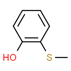 ChemSpider 2D Image | 2-(Methylthio)phenol | C7H8OS