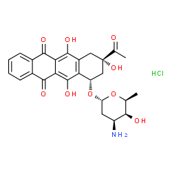 ChemSpider 2D Image | idarubicin hydrochloride | C26H28ClNO9